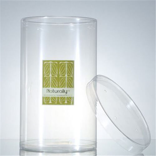 clear cylinder packaging